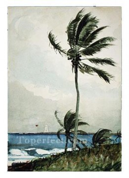 Palmera Realismo pintor marino Winslow Homer Pinturas al óleo